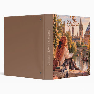 Custom Spine Oxford Spires Travel 3 Ring Binder