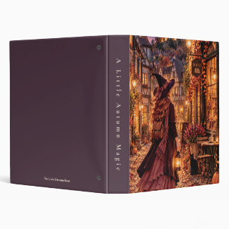 Custom Spine Stolberg Germany Witch Autumn 3 Ring Binder