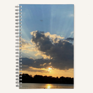 Custom Spiral Cloud Nine Notebook