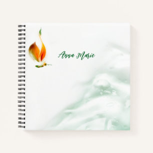 Custom spiral notebook