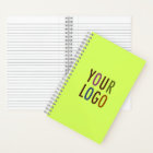 Custom Spiral Notebook Business Logo No Minimum