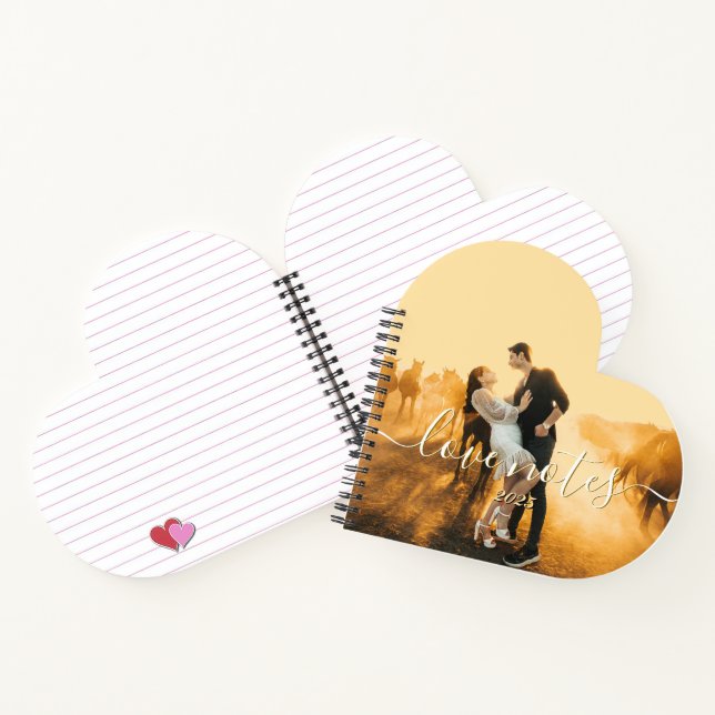 Custom Spiral Notebook with Your Photos (Inside)