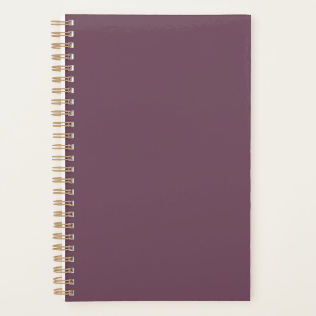 Custom Spiral Planner - Personalized Organizer (Front)