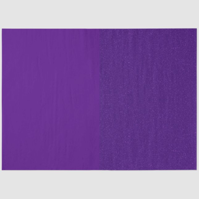 Custom Split Purple & Glitter Tissue Sheets Paper (Front)