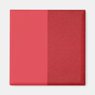 Custom Split Red Magnet – Matte & Grain Design