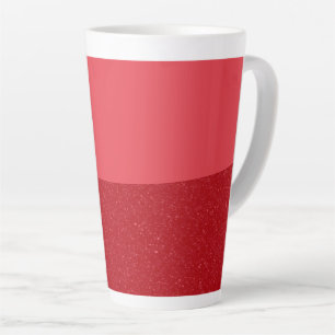 Custom Split Tomato Red Latte Mug