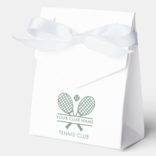 Custom Sport Club Name Tennis Team Favor Box