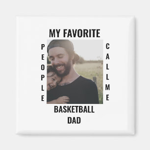 Custom Sports dad Sports mom photo template T-Shir Magnet