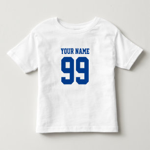Custom sports football jersey for toddler  t-shirt