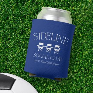 Custom Sports Mom Sideline Social Club Can Cooler