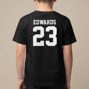 Custom Sports Numbered With Name T-Shirt
