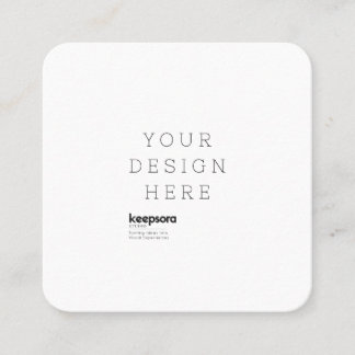 Custom Square Business Card