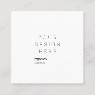 Custom Square Business Card