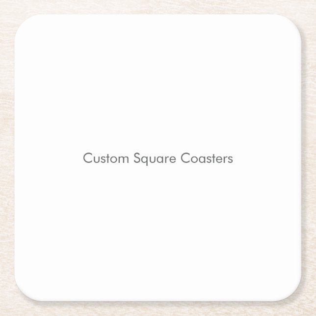 Custom Square Coasters (Front)