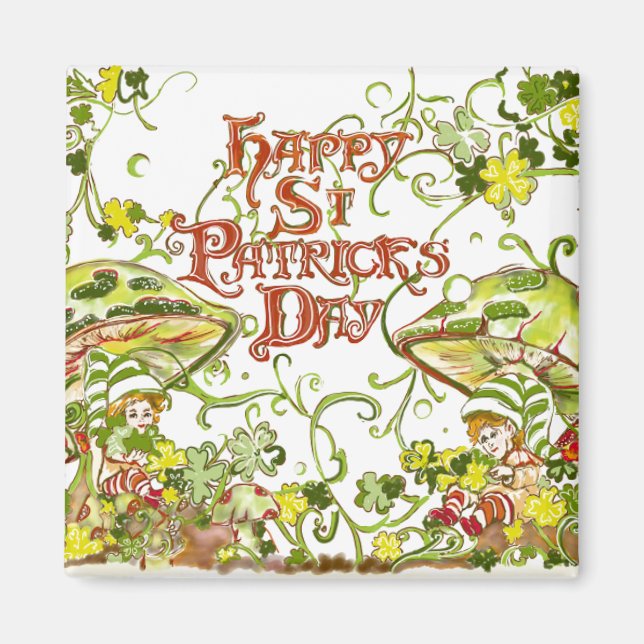 Custom Square Magnet | St. Patty's Day (Front)