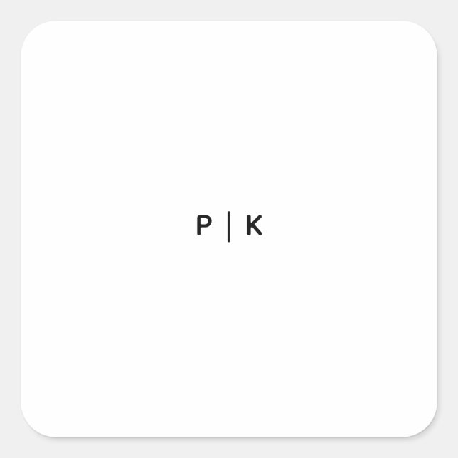 Custom Square Stickers, Format: Sheet of  Sticker (Front)