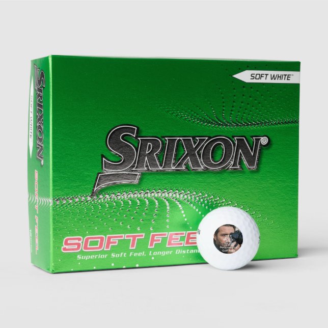 Custom Srixon Soft Feel - Personalized Golf Gift Balls (Packaging)