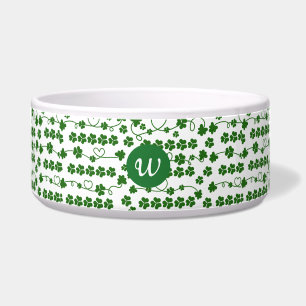 Custom St Patrick's Day Shamrock Heart White Green