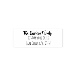Custom Stamp, Add Your Name and Address Self-inking Stamp