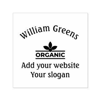 Custom  Stamp for organic products