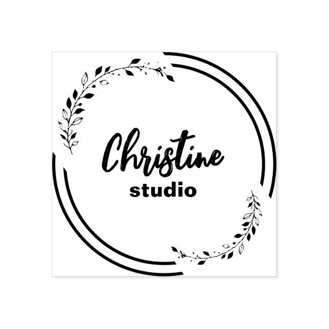 Custom stamp, personalized stamp, custom logo rubber stamp (Imprint)