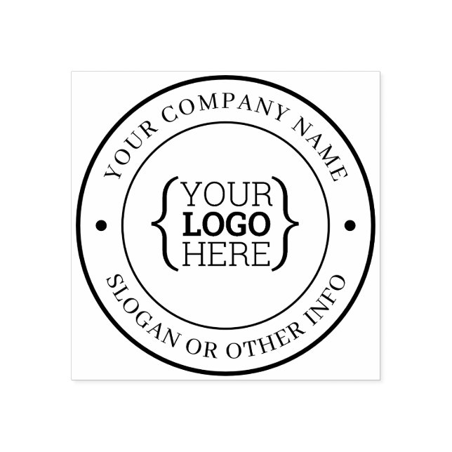 Custom Stamp with Logo Text  (Imprint)