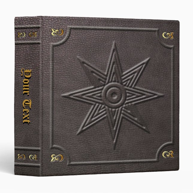 Custom Star of Ishtar Book of Shadows Binder (Front/Spine)