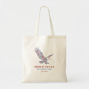 Custom State Pride Family Name Eagle Tote Bag