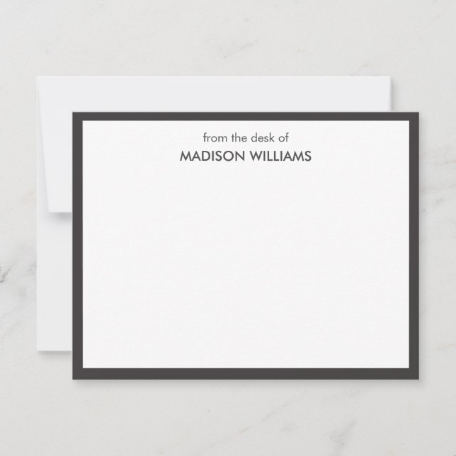 Custom Stationery – Personalized Note Cards (Front)