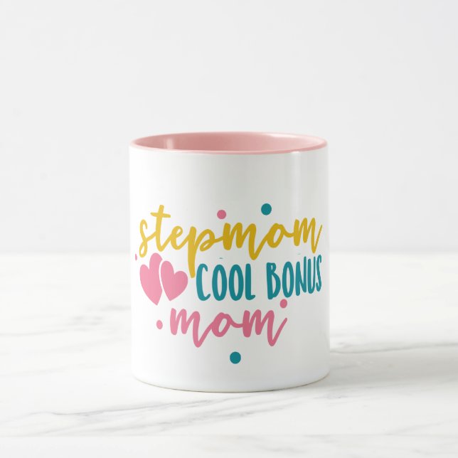 Custom Step Mom Approved Personalized Gift for Mom Mug (Center)