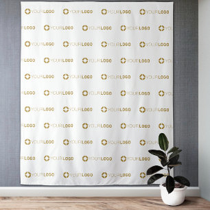 Custom Step & Repeat Logo Business Event Backdrop Tapestry