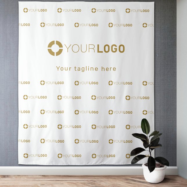 Custom Step & Repeat Logo Business Event Backdrop Tapestry (Custom Step & Repeat Logo Business Event Backdrop)