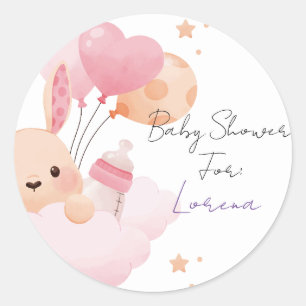 Custom Sticker Baby Shower