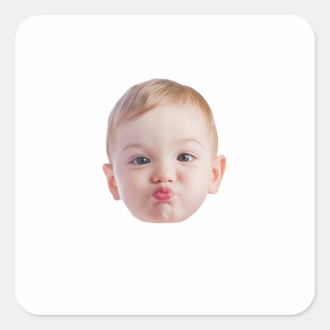 Custom Sticker from Photo Personalized Face Sticke (Front)
