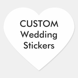 Custom Stickers HEART GLOSSY (20 pk.)