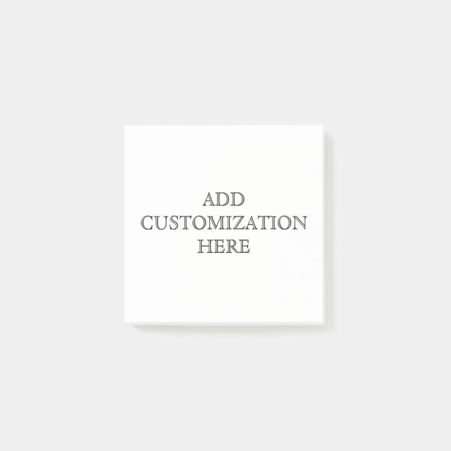 Custom Sticky Note (Front)