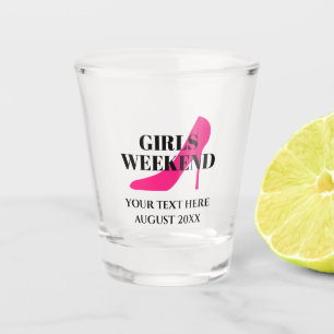 Custom stiletto shoe shot glass for girls weekend 
