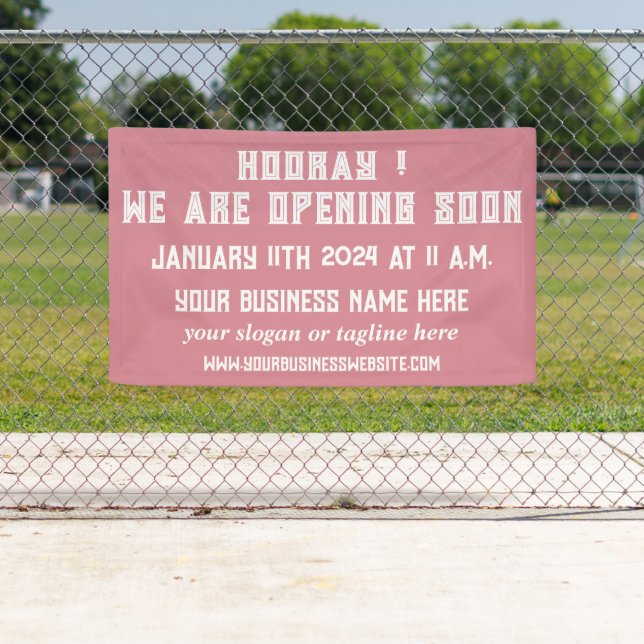 Custom Store or Shop or Business Opening  Banner (Insitu)