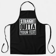 Custom STRAIGHT OUTTA black and white