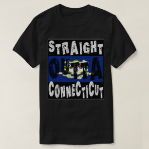 CUSTOM Straight Outta Connecticut Meme Tee