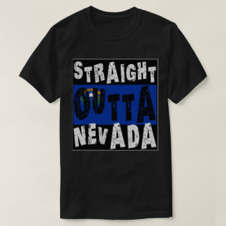 CUSTOM Straight Outta Nevada Meme Tee