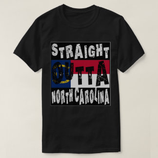 CUSTOM Straight Outta North Carolina Meme Tee