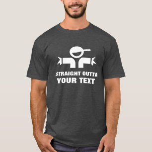 Custom STRAIGHT OUTTA t shirt Add your own city