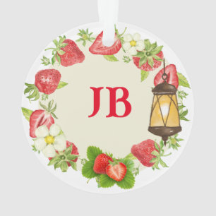 Custom Strawberry  Ornament