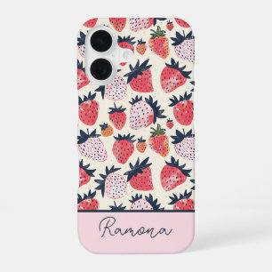 Custom Strawberry Pattern Phone Case