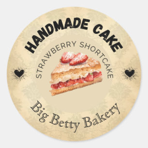 Custom Strawberry Shortcake Labels   Personalized 