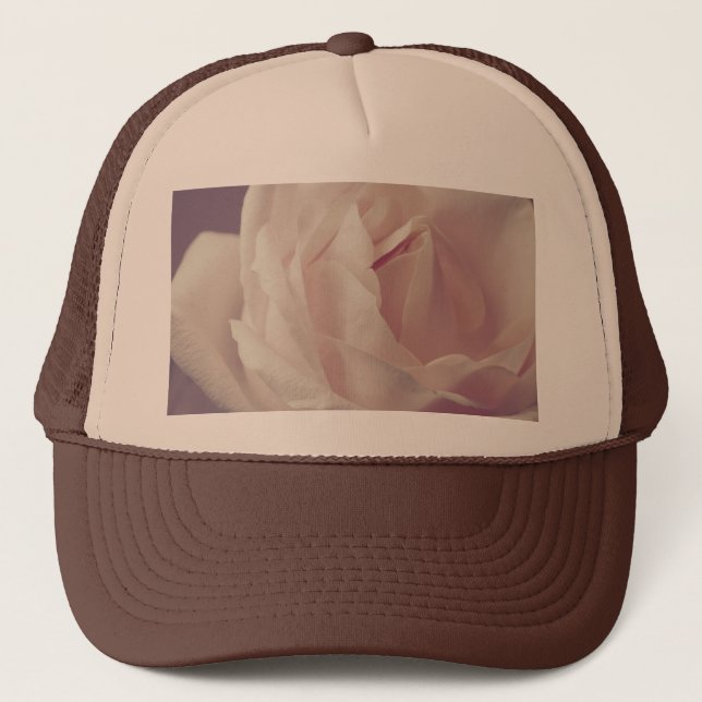 Custom Striking Rose image Printed Cap-Accessories Trucker Hat (Front)