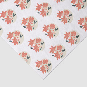 Custom Stylish Floral Gift  Tissue Paper