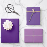 Custom Stylish Modern Solid Colour Purple Matte Wrapping Paper Sheet<br><div class="desc">Modern Elegant Trendy Stylish Purple Template Solid Colour Simple Matte Gift Wrapping Paper Flat Sheet Set of 3.</div>