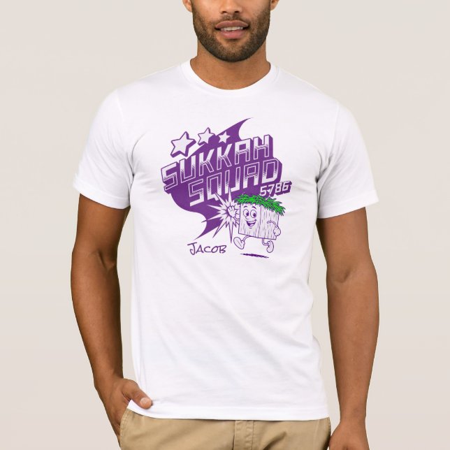 Custom Sukkah Squad 5786 Shirt for Sukkot Sameach (Front)